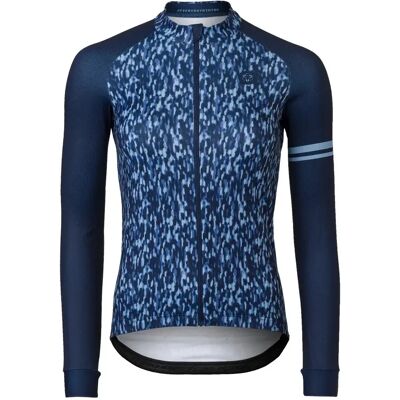 Langarmtrikot für Damen Agu Melange Bleu S Femme Langarmtrikot für Damen Agu Melange Bleu S Femme