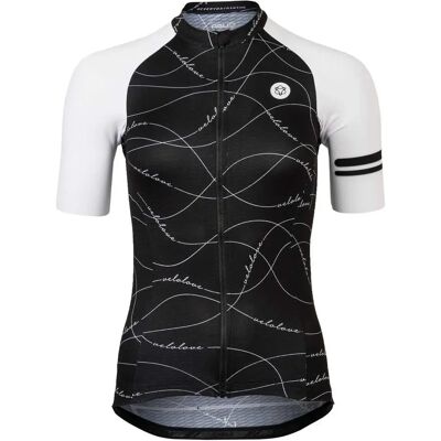 AGU Velo Wave Jersey XS Schwarz/Weiß - Trikot AGU Velo Wave Jersey XS Schwarz/Weiß - Trikot