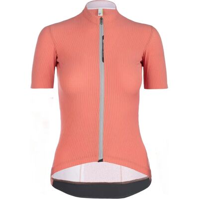Q36.5 Rosa Pinstripe X L1 Radtrikot Damen Kurzarm Q36.5 Rosa Pinstripe X L1 Radtrikot Damen Kurzarm