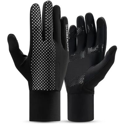Lange Handschuhe aus Nylon + Spandex ROCKBROS Noir XL/2XL Lange Handschuhe aus Nylon + Spandex ROCKBROS Noir XL/2XL