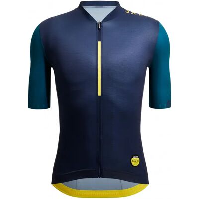 Trikot Santini Le Maillot Jaune Allez Bleu 4XL Trikot Santini Le Maillot Jaune Allez Bleu 4XL