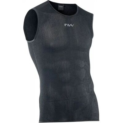 Leichtes ärmelloses Trikot Northwave Schwarz XL Leichtes ärmelloses Trikot Northwave Schwarz XL