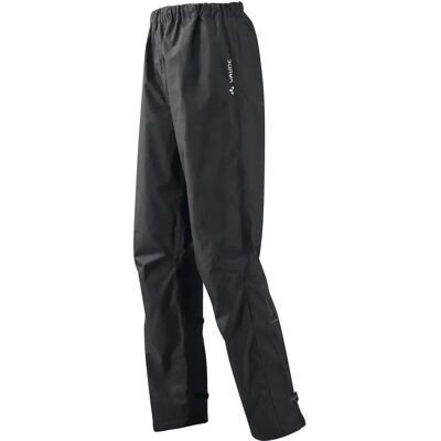 Regenhose kurze Größen/lange Größen VAUDE Fluid II Schwarz XL Tall Homme Regenhose kurze Größen/lange Größen VAUDE Fluid II Schwarz XL Tall Homme