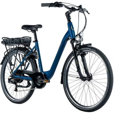 Elektrofahrrad Leader Fox City Latona 2024 Bleu 16,5" / 160-175 cm Elektrofahrrad Leader Fox City Latona 2024 Bleu 16,5" / 160-175 cm