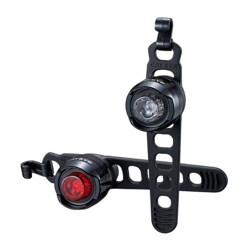 Cateye Fahrradlichter Cateye Orb rechargeable avant/arrière Noir