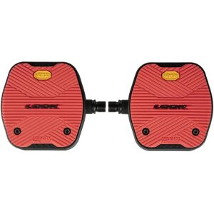 Flache Pedale mit Vibram-Grip Look Geocity R Rouge Flache Pedale mit Vibram-Grip Look Geocity R Rouge