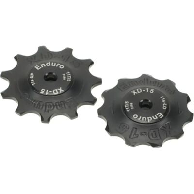 Enduro Bearings XD-15 Kettenblattrolle Satz - Shimano 11V - Schwarz Enduro Bearings XD-15 Kettenblattrolle Satz - Shimano 11V - Schwarz