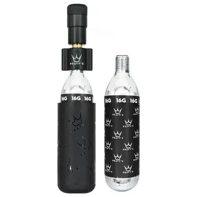 Pompe / Gonfleur CO2 Holeshot Peaty's Noir 16 g Pompe / Gonfleur CO2 Holeshot Peaty's Noir 16 g