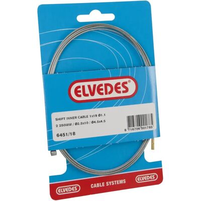 Übertragungskabel 1,1 mm verzinkte Drähte mit einem schwarzen Kopf. Elvedes Argenté 2250 mm Übertragungskabel 1,1 mm verzinkte Drähte mit einem schwarzen Kopf. Elvedes Argenté 2250 mm