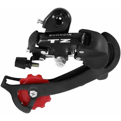 Schaltwerk für Mountainbike mit großem Gabelkopf zum Anschrauben P2R Shimano 8-7V. Noir 7/8 vitesses Schaltwerk für Mountainbike mit großem Gabelkopf zum Anschrauben P2R Shimano 8-7V. Noir 7/8 vitesses