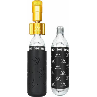 Pompe / Gonfleur CO2 Holeshot Peaty's Doré 16 g Pompe / Gonfleur CO2 Holeshot Peaty's Doré 16 g