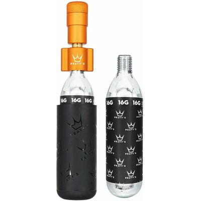 Pompe / Gonfleur CO2 Holeshot Peaty's Orange 16 g Pompe / Gonfleur CO2 Holeshot Peaty's Orange 16 g