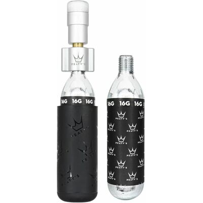 Pompe / Gonfleur CO2 Holeshot Peaty's Gris 16 g Pompe / Gonfleur CO2 Holeshot Peaty's Gris 16 g