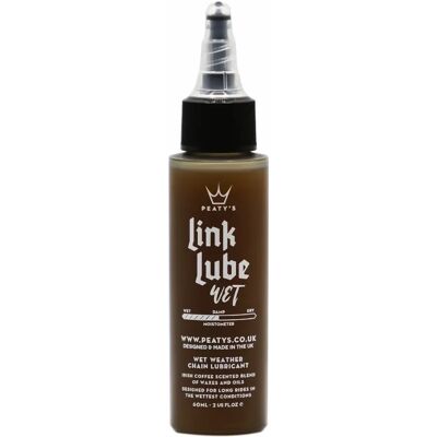 Lubrifiant pour condition humide Peaty's Link Lube Marron 60 ml Lubrifiant pour condition humide Peaty's Link Lube Marron 60 ml