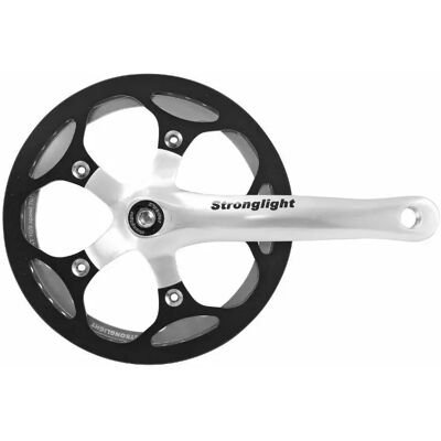 Tretlager für die Straße mit Gehäuse für Antrieb ohne Kettenspanner für Nabenschaltung Stronglight Impact R 44Dts 8V. 170 mm Noir 44T Tretlager für die Straße mit Gehäuse für Antrieb ohne Kettenspanner für Nabenschaltung Stronglight Impact R 44Dts 8V. 170 mm Noir 44T