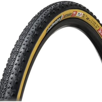 Challenge Challenge Getaway Handmade Tubeless Gravel Reifen 700c Schwarz Hellbraun Challenge Challenge Getaway Handmade Tubeless Gravel Reifen 700c Schwarz Hellbraun