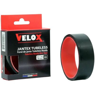 Felgenband Werkstatt Kleber Umwandlung in tubeless Velox Tubetype Noir 10 m / 30 mm Felgenband Werkstatt Kleber Umwandlung in tubeless Velox Tubetype Noir 10 m / 30 mm
