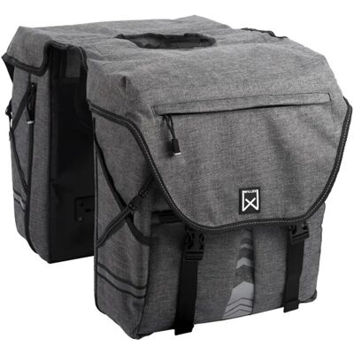 Doppelte Gepäckträgertasche Willex 1200 Gris 28 L Doppelte Gepäckträgertasche Willex 1200 Gris 28 L