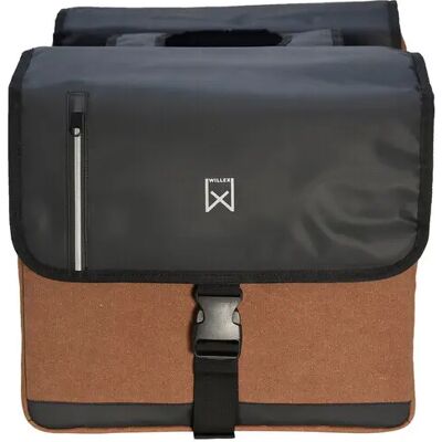 Doppelte Gepäckträgertasche Willex Business Noir 46 L Doppelte Gepäckträgertasche Willex Business Noir 46 L