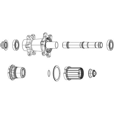 Zipp Endkappen-Set für Vorderrad-Achse - Kompatibel mit Centerlock QR und ZR1 Naben Zipp Endkappen-Set für Vorderrad-Achse - Kompatibel mit Centerlock QR und ZR1 Naben