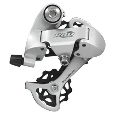 Kurzes hinteres Schaltwerk zum Anschrauben Sunrace Shimano Chape R81 Silber 8 Gänge Kurzes hinteres Schaltwerk zum Anschrauben Sunrace Shimano Chape R81 Silber 8 Gänge