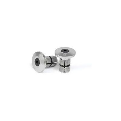 Saltbmx Aluminium CNC 6061-T6 Griffenden in Silber - Leicht & Robust Saltbmx Aluminium CNC 6061-T6 Griffenden in Silber - Leicht & Robust