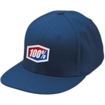 Mütze 100% classic flexfit cap j-fit Bleu L/XL Mütze 100% classic flexfit cap j-fit Bleu L/XL