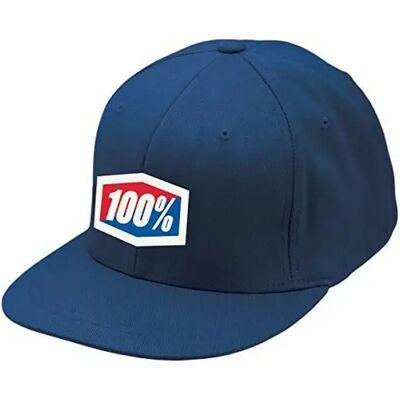 Mütze 100% Official J-Fit Flexfit Bleu L/XL Mütze 100% Official J-Fit Flexfit Bleu L/XL