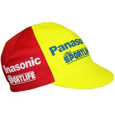 Fahrradkappe Gist Equipe Vintage Panasonic Jaune Fahrradkappe Gist Equipe Vintage Panasonic Jaune