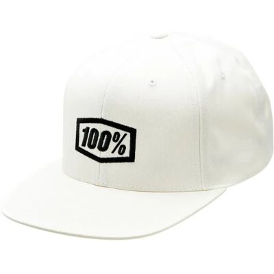 Mütze 100% icon snapback aj fit Blanc Mütze 100% icon snapback aj fit Blanc