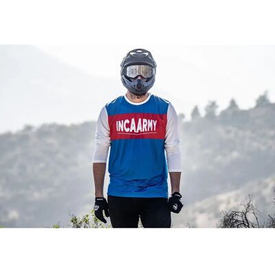 Langarmtrikot Inca Army Retro Army Bleu S Homme Langarmtrikot Inca Army Retro Army Bleu S Homme