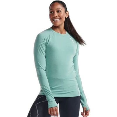 Langärmeliges UnterziehTrikot 2XU Ignition Bleu S Femme Langärmeliges UnterziehTrikot 2XU Ignition Bleu S Femme
