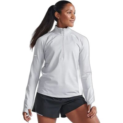 Langarmshirt 1/4 Zip Damen 2XU Aero Blanc XS Femme Langarmshirt 1/4 Zip Damen 2XU Aero Blanc XS Femme