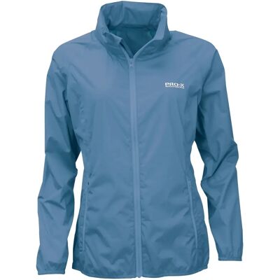 Wasserdichte Full Zip Jacke Damen Pro-X Elements Able Bleu 54 Femme Wasserdichte Full Zip Jacke Damen Pro-X Elements Able Bleu 54 Femme