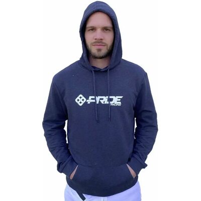 Hoodie Pride Racing Logo Heather Asphalt Bleu XS Hoodie Pride Racing Logo Heather Asphalt Bleu XS