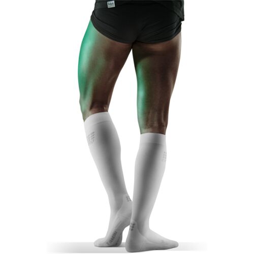 CEP Compression Hohe Kompressionsstrümpfe CEP Compression Blanc Größe 5 Homme