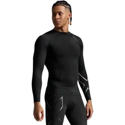 Langärmeliges UnterziehTrikot 2XU Ignition Noir S Homme Langärmeliges UnterziehTrikot 2XU Ignition Noir S Homme