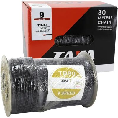 Chaîneélo Rolle 30m mit 30 Verbindungsstücken P2R Noir 9 vitesses Chaîneélo Rolle 30m mit 30 Verbindungsstücken P2R Noir 9 vitesses