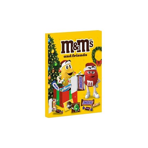 Schokolade Adventskalender 2025: Süße Vorfreude für jeden Tag 44 m&m's & FRIENDS Adventskalender 24 St./361,0 g