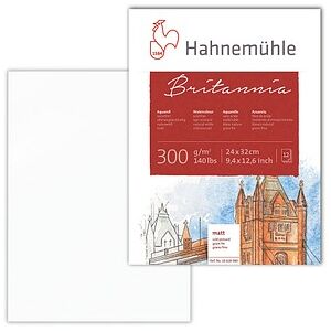 Hahnemühle: Aquarellblock Britannia 24,0 x 32,0 cm Hahnemühle: Aquarellblock Britannia 24,0 x 32,0 cm