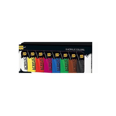 KREUL SOLO GOYA Acrylfarben farbsortiert 8 x 20,0 ml, 8 St. KREUL SOLO GOYA Acrylfarben farbsortiert 8 x 20,0 ml, 8 St.