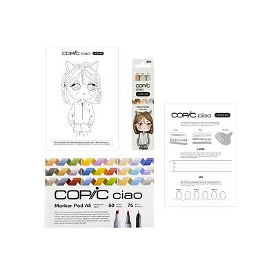 Copic Ciao Mellow Palette Layoutmarker-Set - Farbstift-Set Copic Ciao Mellow Palette Layoutmarker-Set - Farbstift-Set