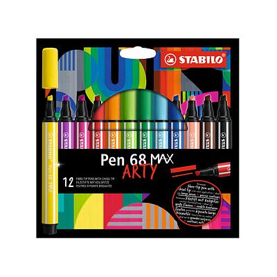 STABILO Arty Filzstifte farbsortiert, 12 St. STABILO Arty Filzstifte farbsortiert, 12 St.