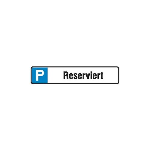 SafetyMarking® Hinweisschild "P Reserviert" rechteckig 52,0 x 11,0 cm, 1 St.