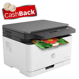 AKTION: HP Color Laser MFP 178nwg 3 in 1 Farblaser-Multifunktionsdrucker grau mit CashBack