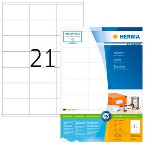 HERMA Etiketten 4634 weiß 70,0 x 41,0 mm, 200 Blatt HERMA Etiketten 4634 weiß 70,0 x 41,0 mm, 200 Blatt