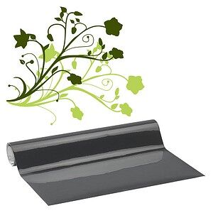 PLOTTIX Dunkelgraue Vinylfolie - Permanent Haftung - 31,5cm x 1m PLOTTIX Dunkelgraue Vinylfolie - Permanent Haftung - 31,5cm x 1m
