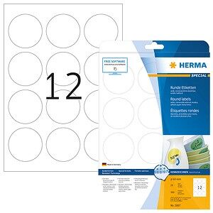 HERMA Etiketten 5067 weiß 60,0 x 60,0 mm, 25 Blatt HERMA Etiketten 5067 weiß 60,0 x 60,0 mm, 25 Blatt