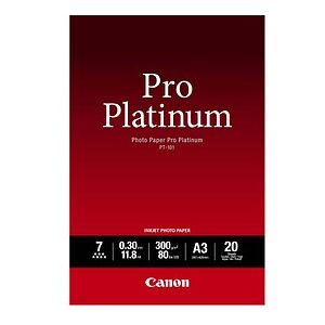 Canon Fotopapier PT-101 DIN A3 glänzend 300 g/qm 20 Blatt