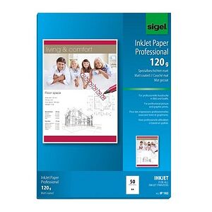 SIGEL Fotopapier DIN A4 matt 120 g/qm 50 Blatt